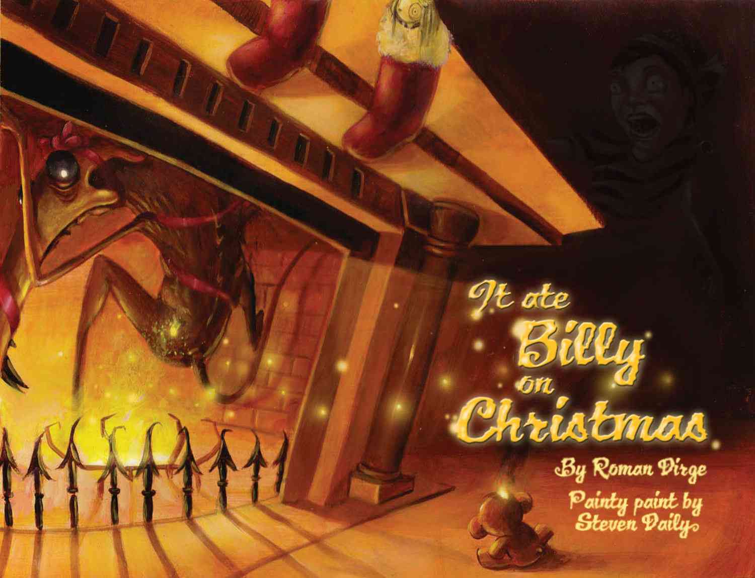 Roman Dirge & Steven Daily “It Ate Billy on Christmas” (2007), Buchdeckel