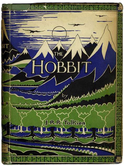 J. R. R. Tolkien “Der kleine Hobbit” (1937), Buchdeckel