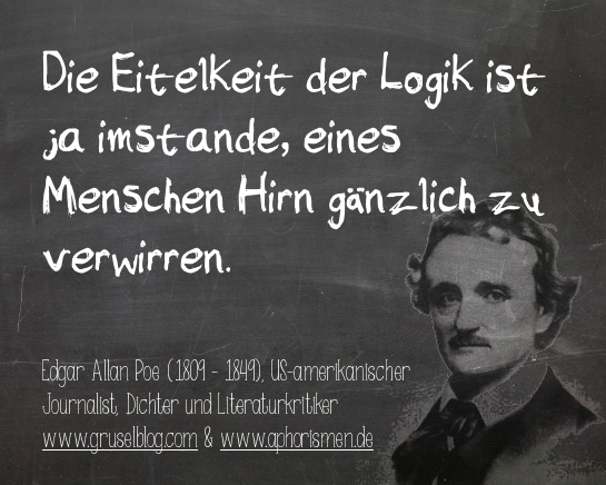 Zitat E. A. Poe (19. Jh)
