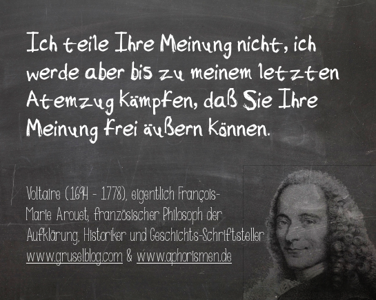 Zitat Voltaire (17./18. Jh)